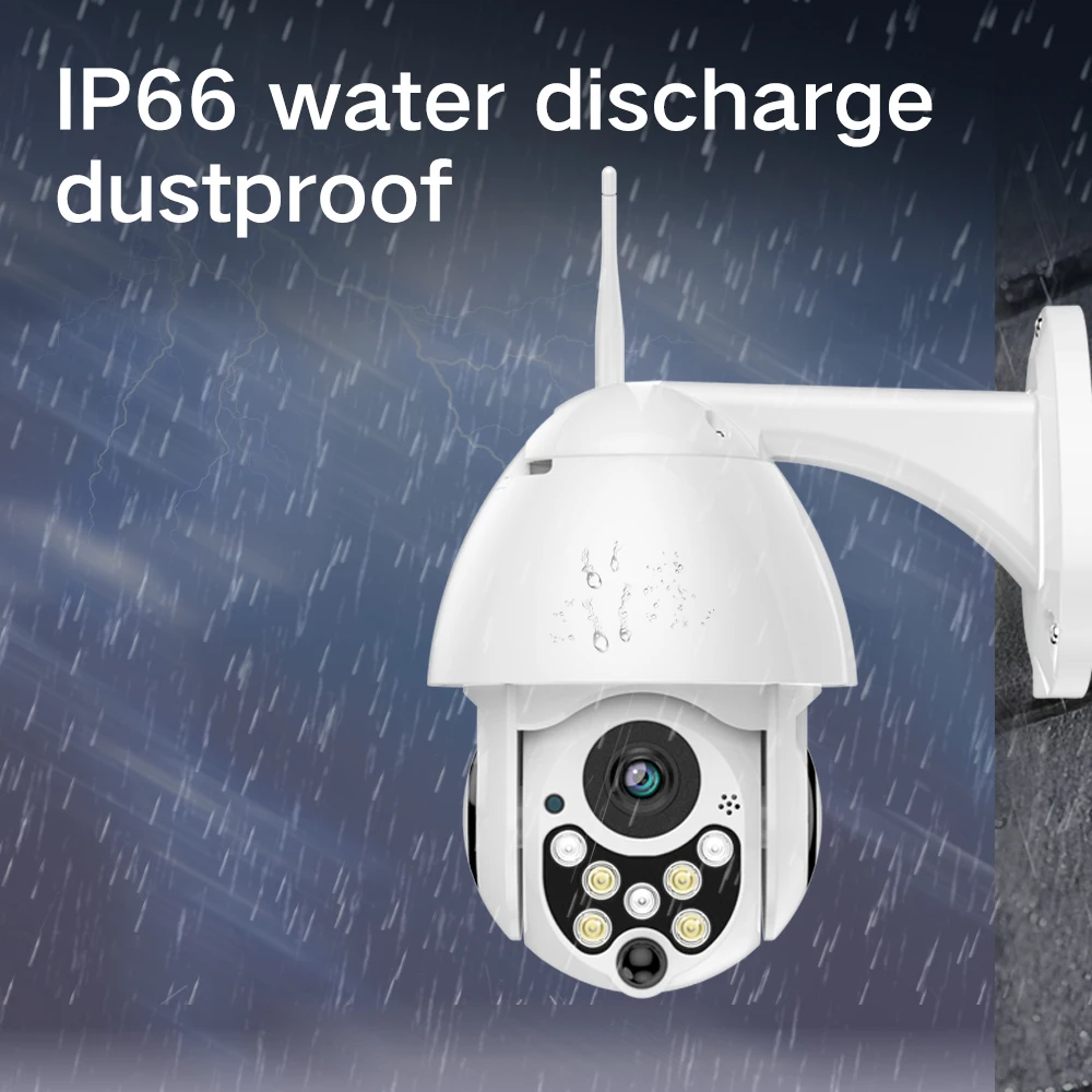 SDETER 1080P PTZ IP камера наружная скоростная купольная беспроводная Wi-Fi камера безопасности панорамирование 4X зум ИК Сеть CCTV наблюдение 720P