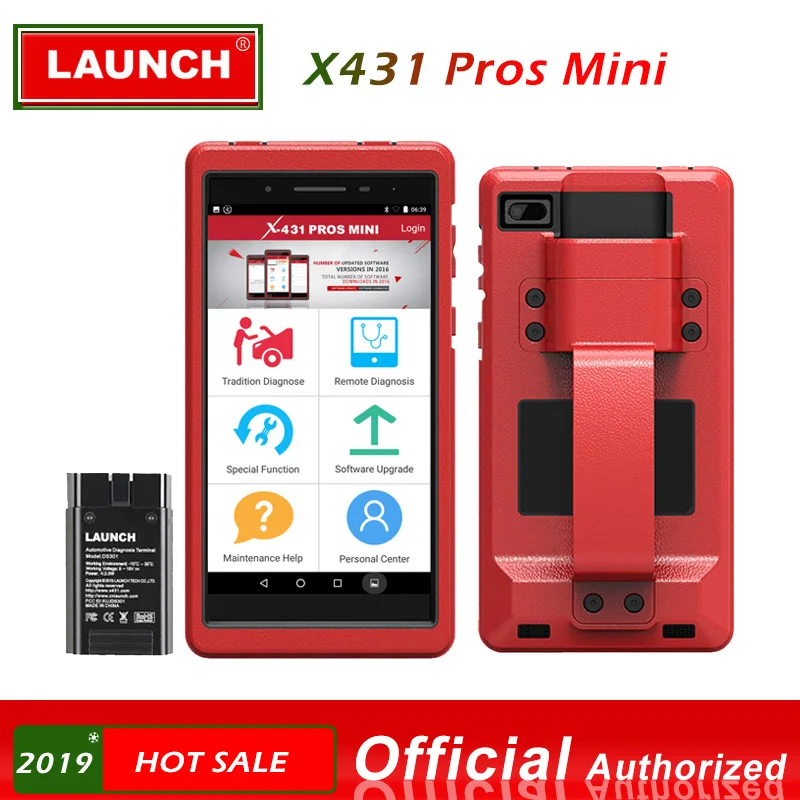 Launch X431 Pros Mini Automotive Scanner All System Car Diagnostic Scan Tool Autoscanner Diagnosis Tools ECU Coding Analyzer