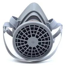 Респираторная Пылезащитная Маска Защитная маска Активированный уголь Анти-пыль органические газ и паров фильтр картридж лицевой щит GMZ017