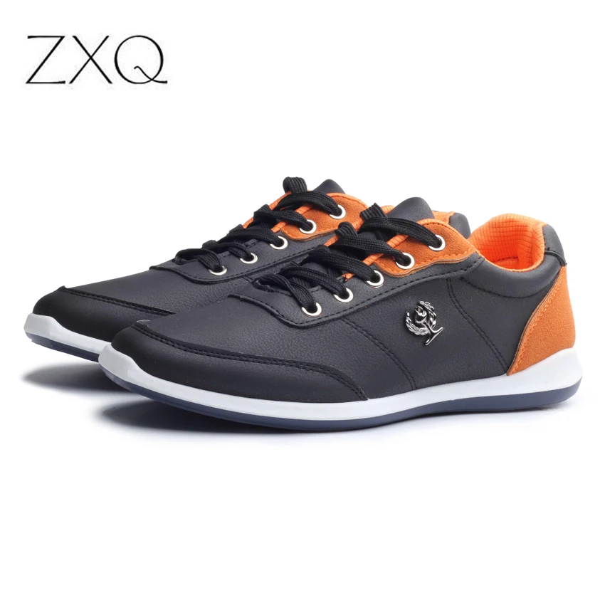 New 2017 Men Shoes Lace Up Designer Spring Autumn Fashion Men Casual Shoes Male Footwear For Men Black Blue