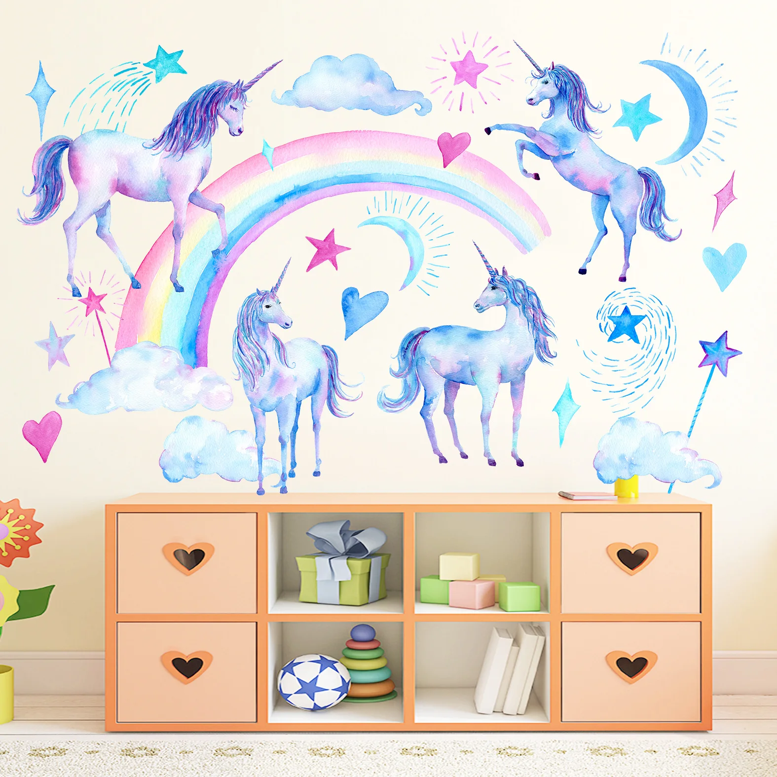 Unicorn Wall Stickers for kids rooms
