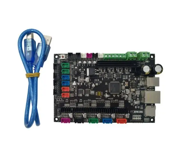CE&RoHS 32bit Arm platform Smooth control board MKS SBASE V1.3 open source MCU-LPC1768 support Ethernet preinstalled heatsink CE&RoHS 32bit Arm platform Smooth control board MKS SBASE V1.3 open source MCU-LPC1768 support Ethernet preinstalled heatsink