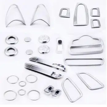 

Chrome plastic Interior Accessories Whole Kit Cover Trims For Mercedes Benz GLC Class X205 2015-2016