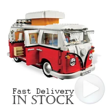 YiLE Técnica Criador Mini T1 Camper Van Cooper Modelo Blocos de Construção de Tijolos Brinquedos para as crianças presentes brinquedos decool Técnica