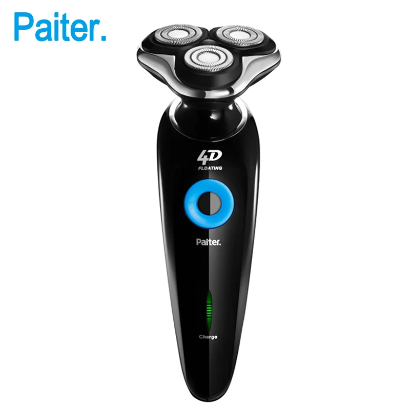 Paiter 4D Electric Shaver Men Beard Shaving Machine USB Charge Razor