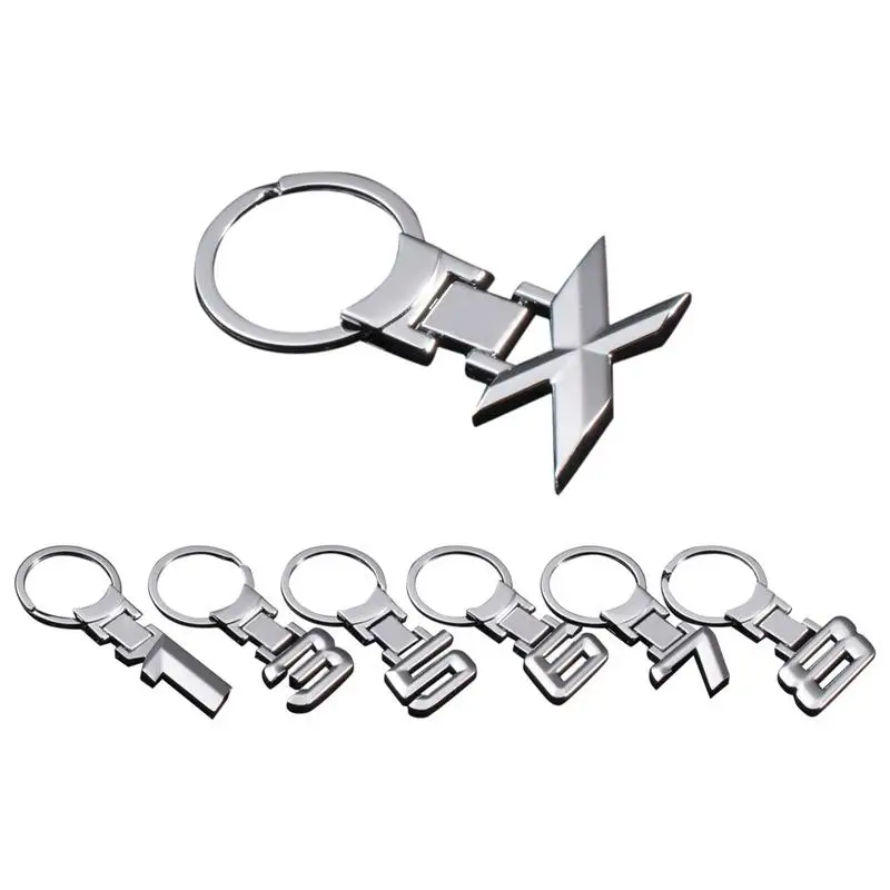 

Metal Number Emblem Car Key Chain Zinc Alloy Key Ring For Audi/ BMW /Skaoda/Mazda/ Toyota/ Lada/ Ford/ Renault /Kia Auto