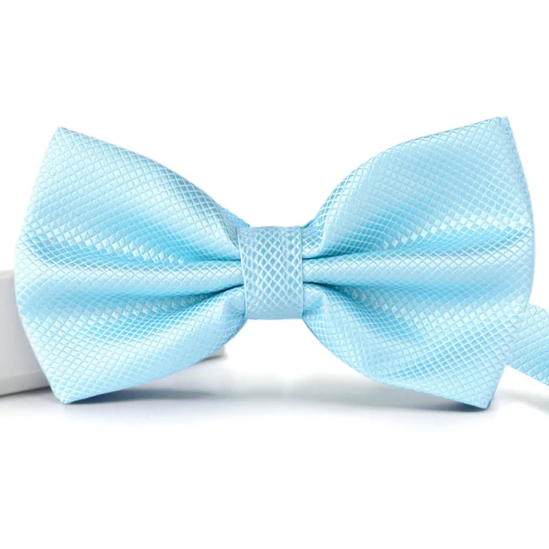 Мужской галстук-бабочка Взрослый Классический Модный свадебный вечерний формальный атласный Подарочный многоцветной Регулируемый шейный галстук-бабочка Gravata зажим - Цвет: Sea Blue