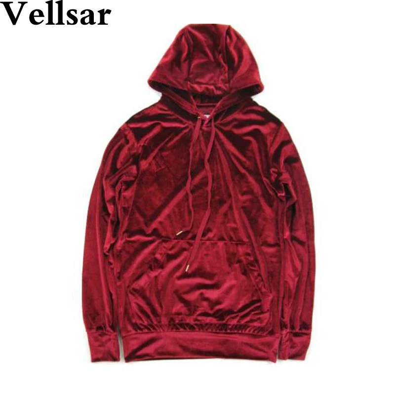 Vellsar Free shipping 2017 Men Women Hip Hop Velour Velvet