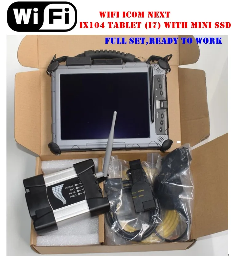 Беспроводной для BMW ICOM NEXT SSD программное обеспечение V2018.07 + планшет ix104 i7 8 Гб