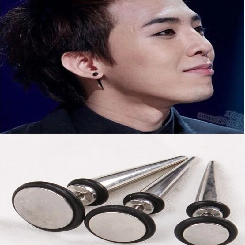 1pcs Silver 6 8 10mm New Illusion Ear Fake Cheater Stretcher Rivet 1pcs Silver 6 8 10mm New Illusion Ear Fake Cheater Stretcher Rivet Taper Plug Tunnel Gauges In Body Jewelry From Accessories On Aliexpress