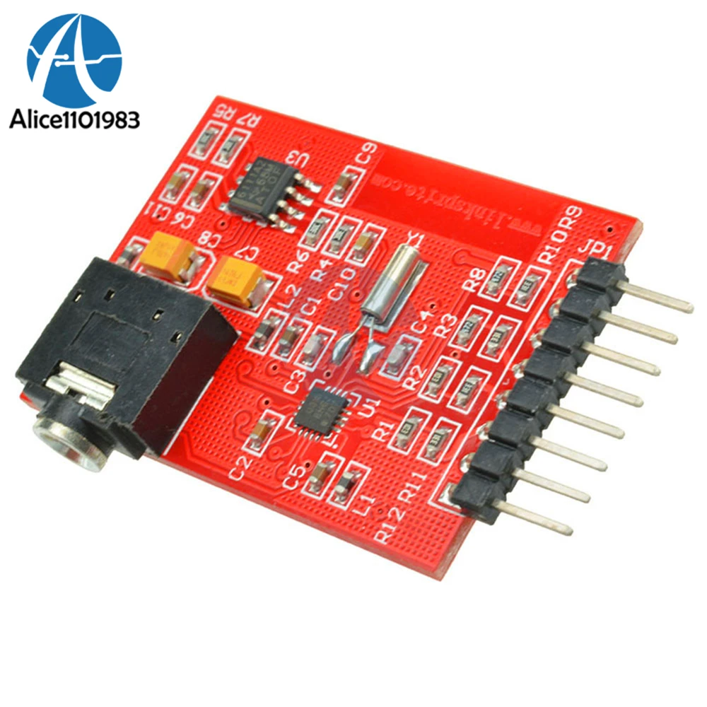 Si4703 RDS FM радио тюнер оценка коммутационная плата для Arduino AVR PIC ARM обнаружения RDS RBDS 3,5 мм аудио разъем модуль DIY KIT