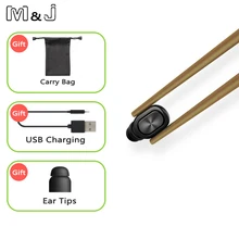 Buy online M&J Q1 Q26 Mini Mono Small Stereo Earphone Hidden Invisible Earpiece Micro Wireless Headset Bluetooth Earbud For Smartphone