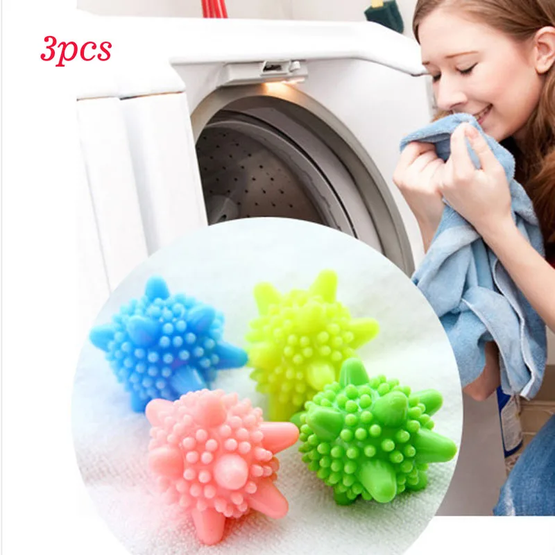 3pcs Colored Detergent Winding Preventing Cleaning Cleaner Magic