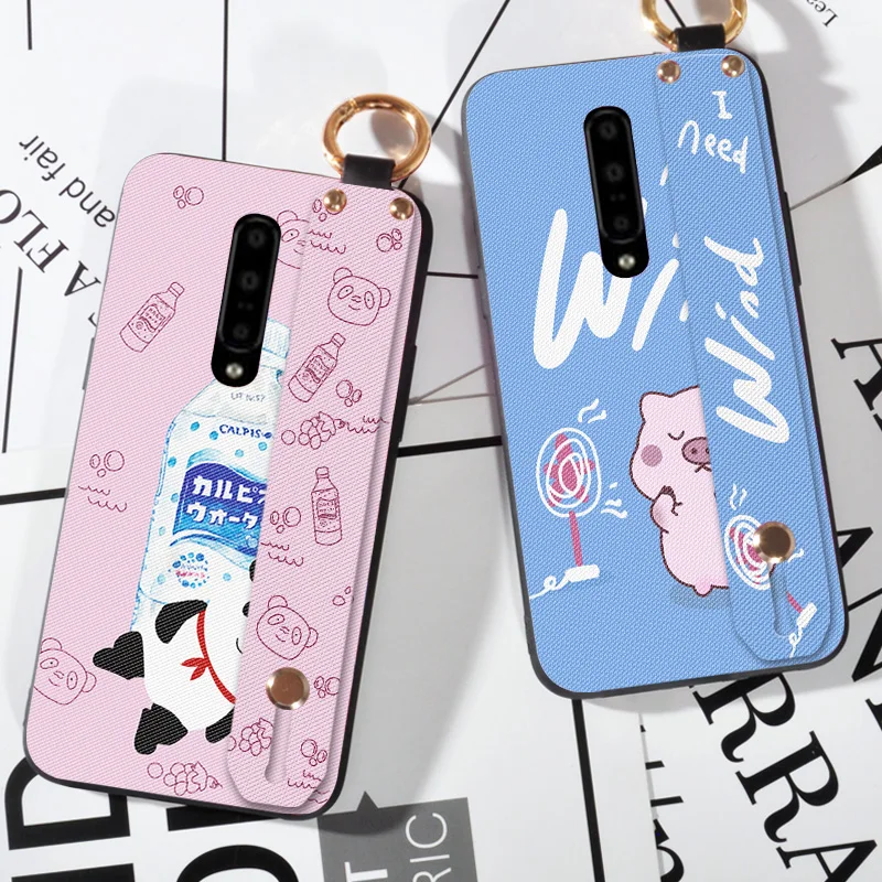 

Wrist Strap Soft TPU Phone Case For Oneplus 3 3T 1+ 5 5T One plus 6 T 6T Animal Pattern Holder Case For Oneplus 7 Pro 7Pro
