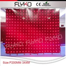 P20CM 3 м* 4 м цена Заводская Крытая led дисплей видео стена