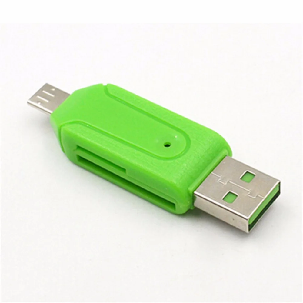 SR 2 в 1 USB OTG кардридер Универсальный Micro USB память OTG TF/SD кардридер телефон удлинитель-переходник Micro USB OTG адаптер