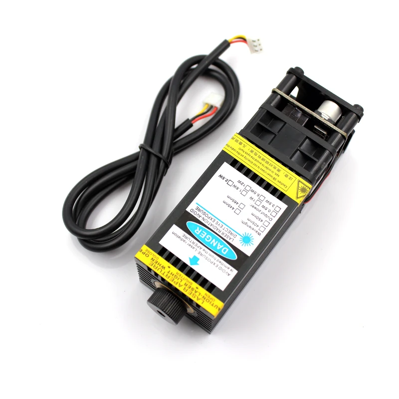 

5500mW 445nm 450nm focusable blue Laser Module Laser Engraver part DIY Laser Head
