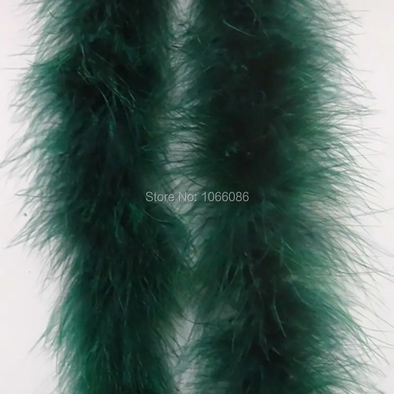 

Free Shipping 5Pcs/lot 200cm(79") Peacock Green/ Dark Green Chicken Feather Strip Wedding Marabou Feather Boa Turkey Feather Boa