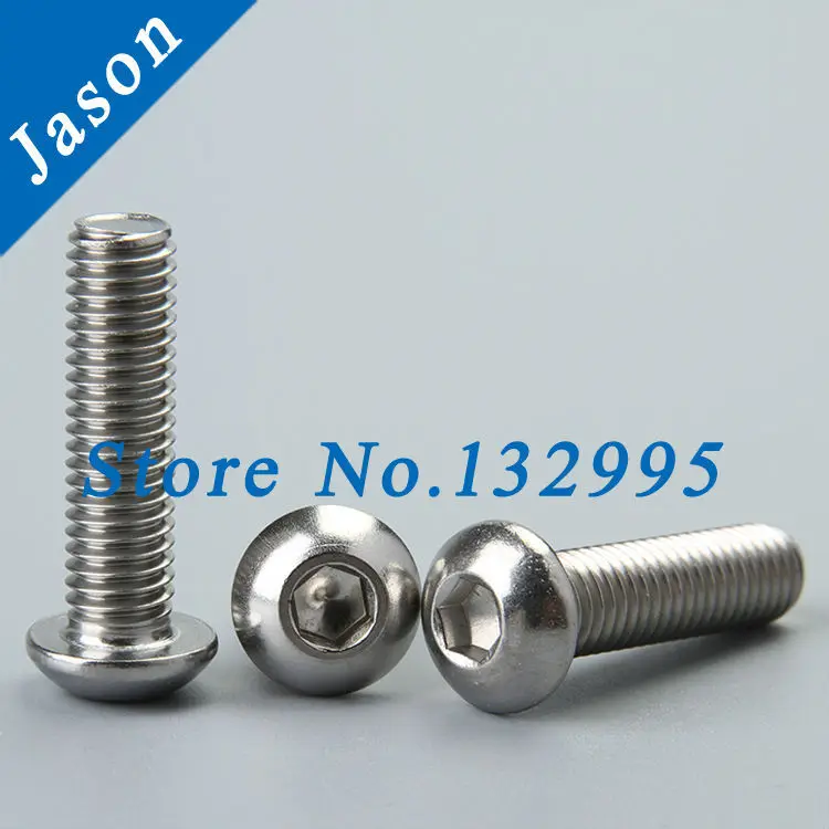 

5/16-18*3/4  inch thread  Stainless Steel A2 Hex socket button head cap screw SUS 304 ISO7380 51618*L