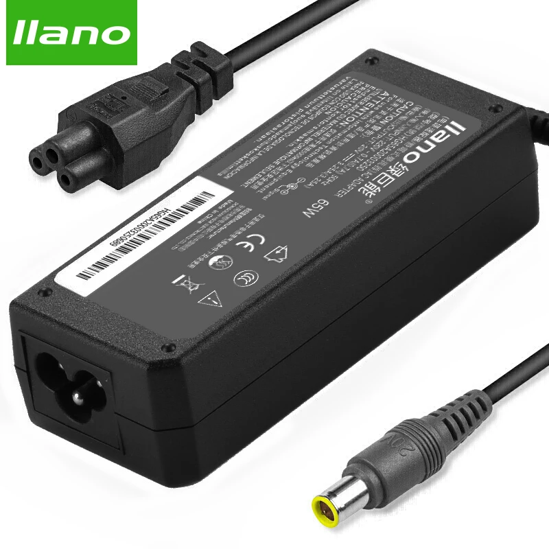 llano for Lenovo laptop adapter for ThinkPad charger T430S/X200/X201/X220/X230/R61 power cord 65W (20V 3.25A)