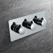 Shower Controller Hot Cold Brass Bathroom Shower Faucet 4 Functions Wall Mounted Concealed Valve Chrome Faucets Shower Controller Hot Cold Brass Bathroom Shower Faucet 4 Functions Wall Mounted Concealed Valve Chrome Faucets