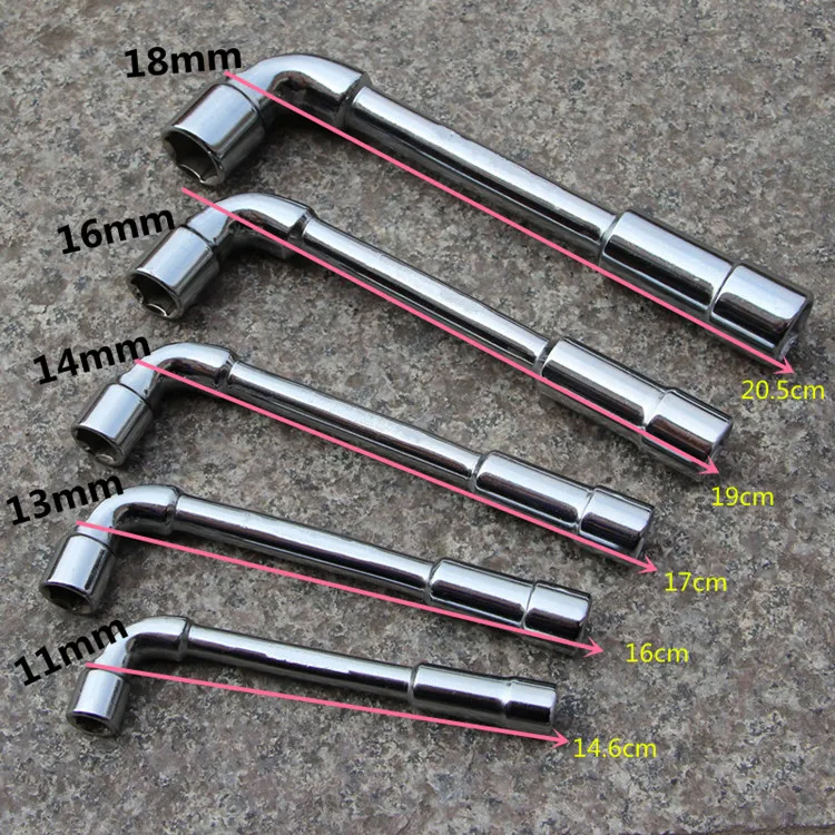 Нержавеющая сталь 8 мм-19 мм L Тип torx разъем llave de torque универсальный ключ для ремонта автомобиля инструмент
