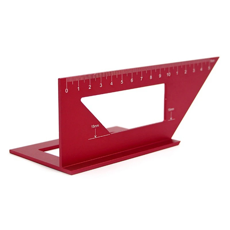 

Multifunctional Woodworking Ruler 45/90 Degree Angle Guide T Ruler TN88