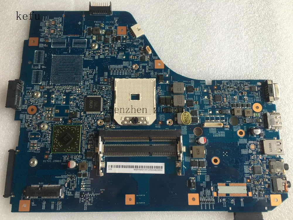 Материнская плата KEFU для Acer Aspire 5560 5560G материнская ноутбука MBRNW01001 DDR3 системная протестирована