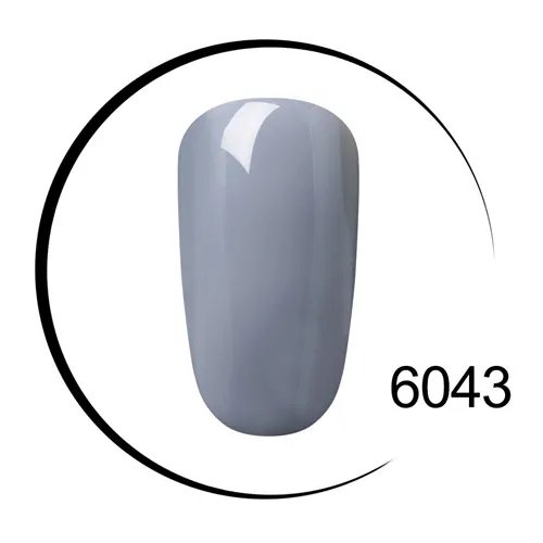 Elite99 одношаговый Цветной Гель-лак чистый цвет белый дизайн ногтей супер качество отмачиваемый Светодиодный УФ-гель без запаха - Цвет: 6043