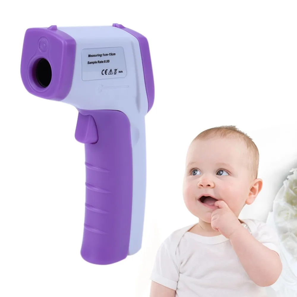 

Digital Thermometer Infrared Baby Adult Forehead Non-contact Infrared Thermometer With LCD Termometro Infravermelh Toiletry Kit