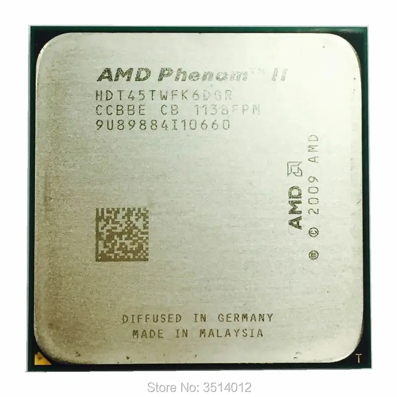 Процессор AMD Phenom II X6 1045T 1045 2,7 ГГц шестиядерный процессор HDT45TWFK6DGR Socket AM3