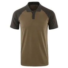 Мужские, большого размера с короткими рукавами и лацканами тактическая футболка мужская летняя альпинистская походная дышащая тонкая футболка спортивная одежда топы