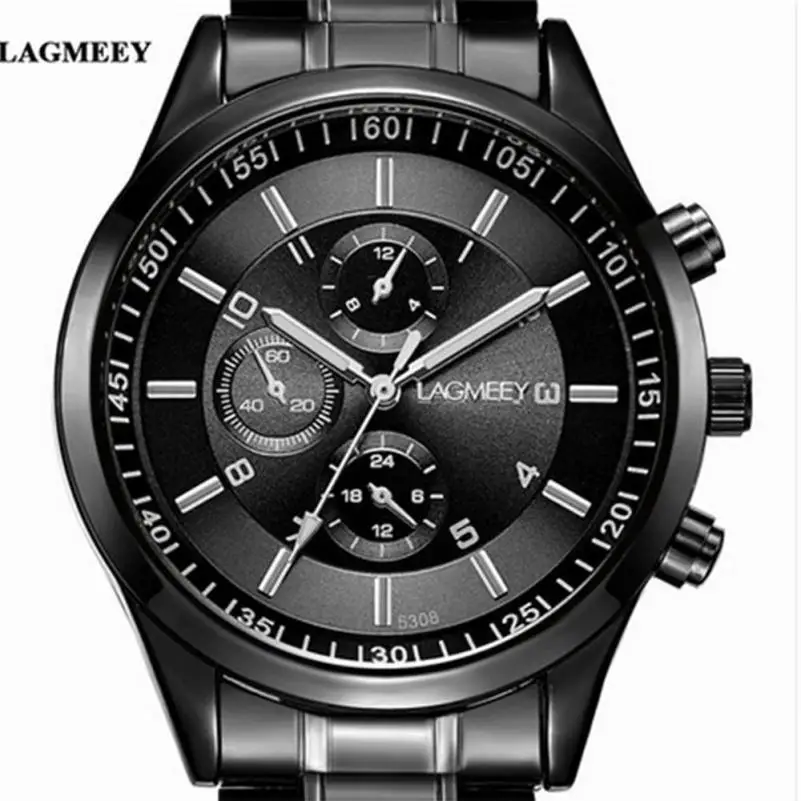 

Fashion Men's Watch Stainless Steel Analog Quartz Waterproof Watches WristWatch Relogio Masculino Watch Men Reloj Hombre Bayan