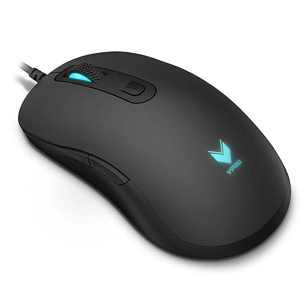 Оригинальная программируемая игровая мышь Rapoo V22 3000 dpi 7 кнопок с подсветкой USB