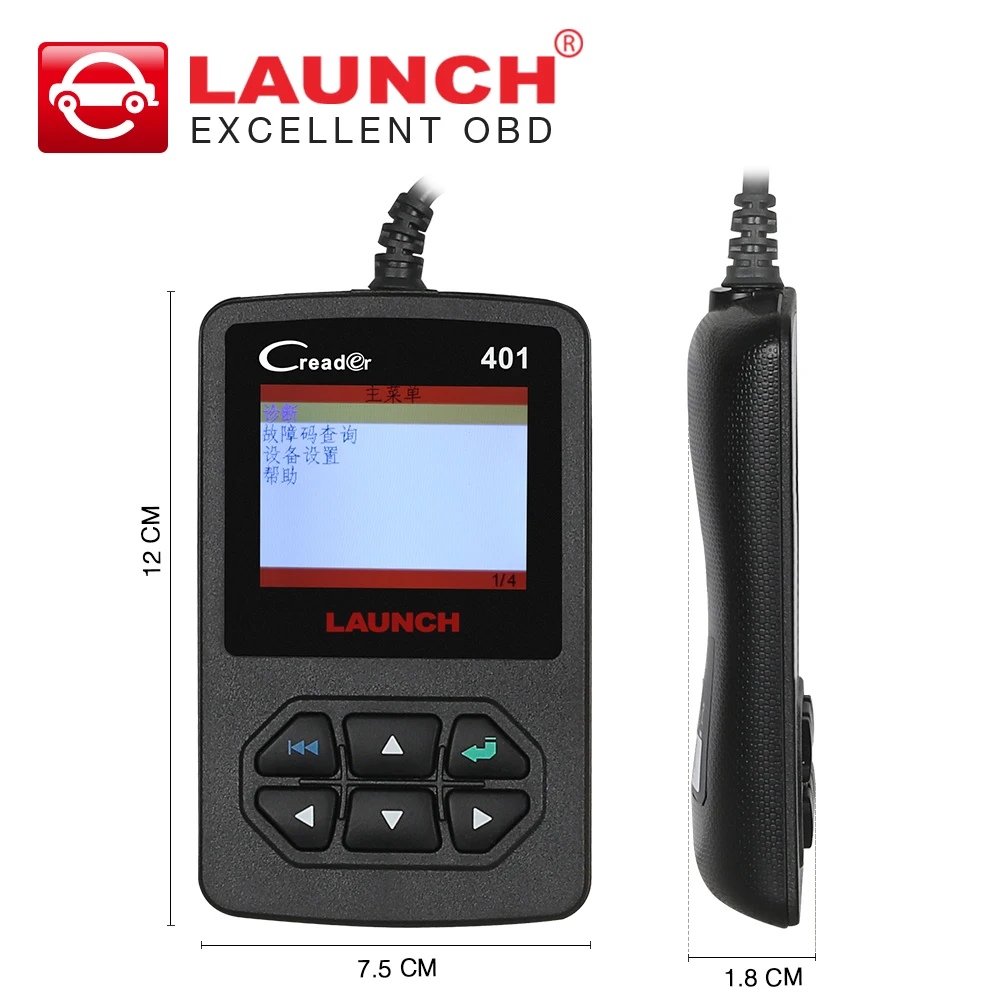 LAUNCH Creader 401 scanner code reader Meet all OBDII/EOBD protocols