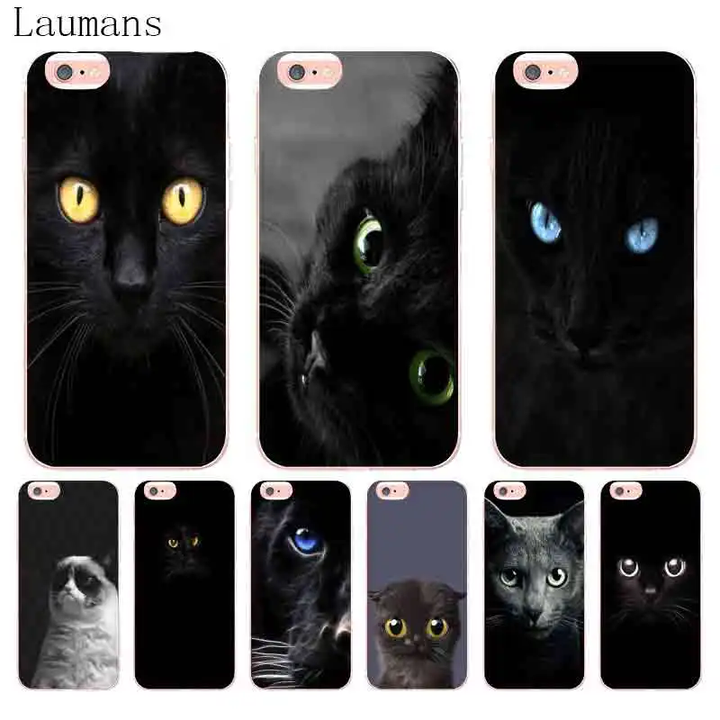 Laumans Black Cat Staring Eye On Sale Luxury Cool Phone