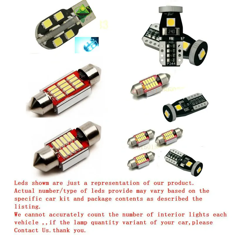 Светодиодный внутренний фонарь для Skoda Yeti 5L 12 шт./лот автомобильный Стайлинг ксенон белый Canbus PackageKit