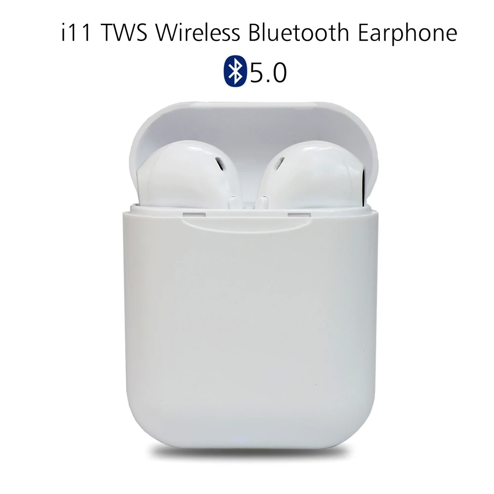 I11 TWS беспроводной Bluetooth 5 0 наушники стерео таблетки с гарнитурой зарядной