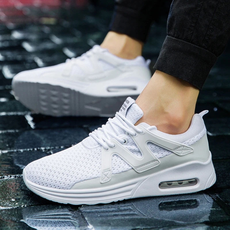 

Ultra-Light Mesh Breathable Running Shoes for Man Lace Up Athletic Shoes Outdoor Walking jogging Sneakers Male Sport footwear