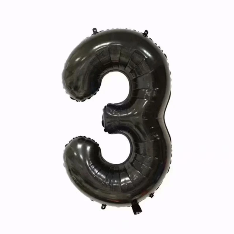 22 шт./лот 40 дюймов красный черный номер 30 день рождения праздничные воздушные шары украшения взрослых 30 лет с днем рождения 3,2 г латексный шар