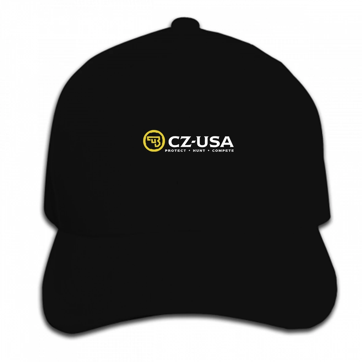 

Print Custom Baseball Cap CZ USA 2 SIDE CESKA ZBROJOVKA LOGO P 09 ARM GUN PISTOL MEN BLACK Hat Peaked cap