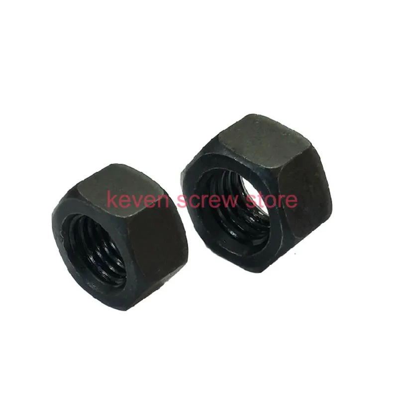 

Free shipping 50pcs/Lot Metric Thread M8 Black Grade 8.8 Carbon Steel Hex Nut Hexagonal Nut Screw Nut
