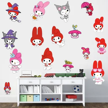 

Cartoon hello kitty Wall Stickers Decal Nursery Boy baby Room Vinyl Art Decal DIY Decor Poster 453