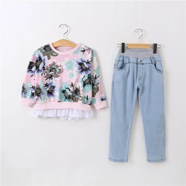 kids teens clothes floral pattern cotton t shirts for girls baby 2018 spring autumn long sleeve tops for girls 14 years clothing 4 5 6 7 8 9 10 11 12 13 14 15 years little big teenage girls t shirts for children girls tops (6)