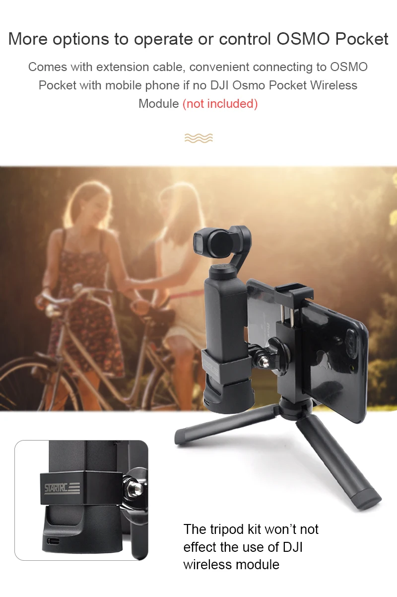 DJI Osmo Карманный ручной камеры Аксессуары для мобильных телефонов держатель крепление набор неподвижная фигура кронштейн для iphone type C android