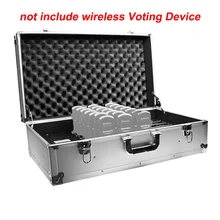 Retekess T148 серебро 42 Слоты Беспроводной голосования зарядный чехол для Беспроводной голосования Конференции Системы с защитой от перегрузки F9411
