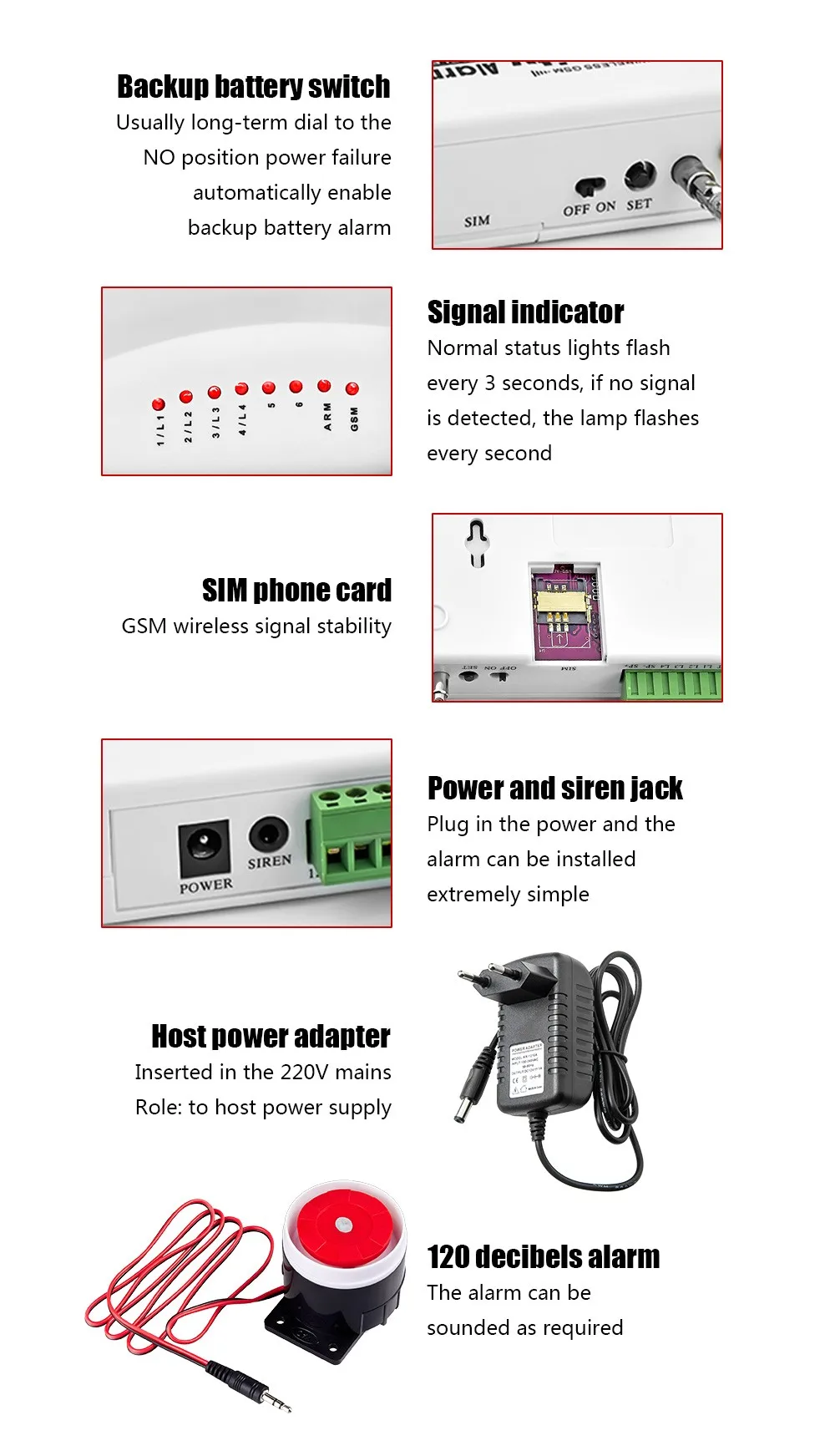 GSM10A безопасности удаленного Управление GSM сигнализация SIM дома автодозвон Dialer СМС вызова безопасности Системы сигнализации русский Alarme Системы