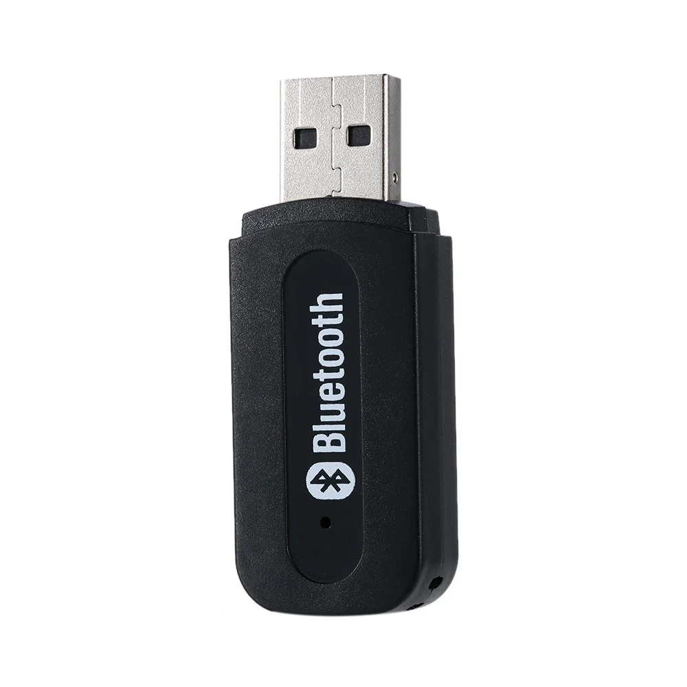 Популярные переносной мини соединение через usb и беспроводное, через Bluetooth аудио приемник Hands-free 3,5 мм AUX Музыка адаптер автомобиля AUX аудио Системы - Название цвета: V1260B