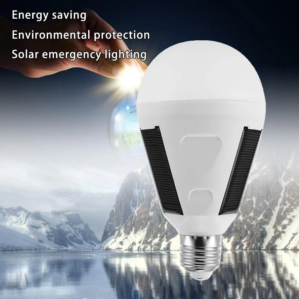 LED Emergency Bulb Internal 18650 battery E27 7W 12W AC85 265V Outdoor