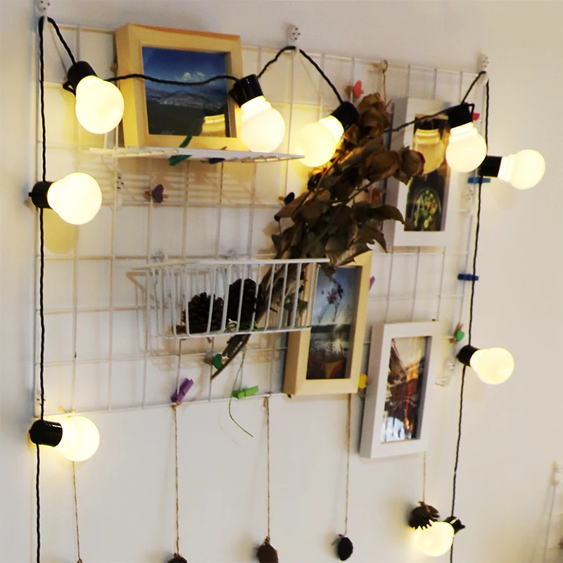 LED Globe Bulb String Light Festoon Bulbs Led Fairy Ftring Lights Outdoor Party Garden Garland Wedding Christmas Decoration Lamp | Освещение